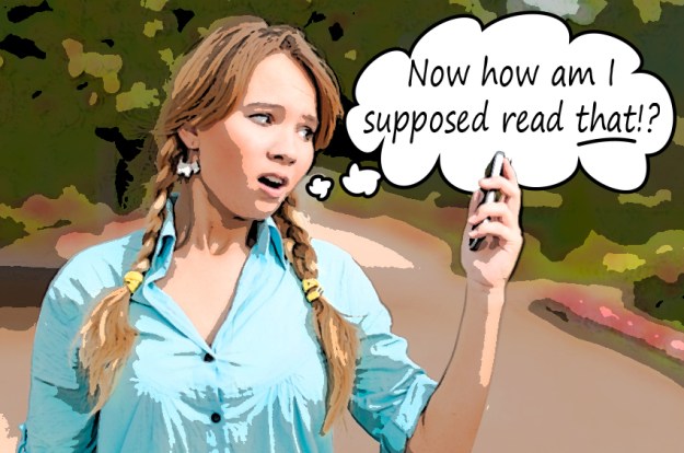 How am I supposed to read that?!!