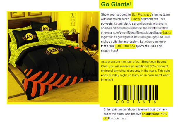 Dynamic Content hightlighted