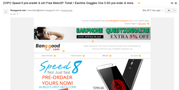 typo in subject line